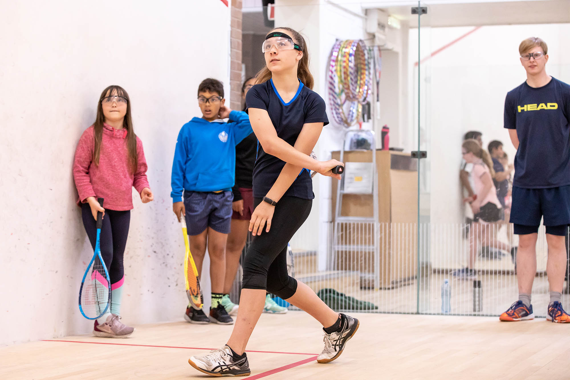 Squash for All session