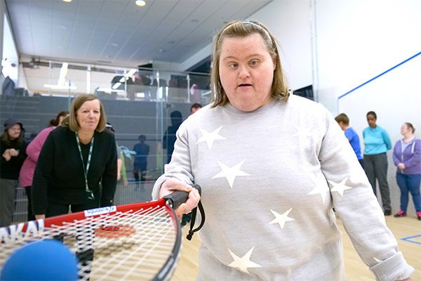 Mixed ability squash